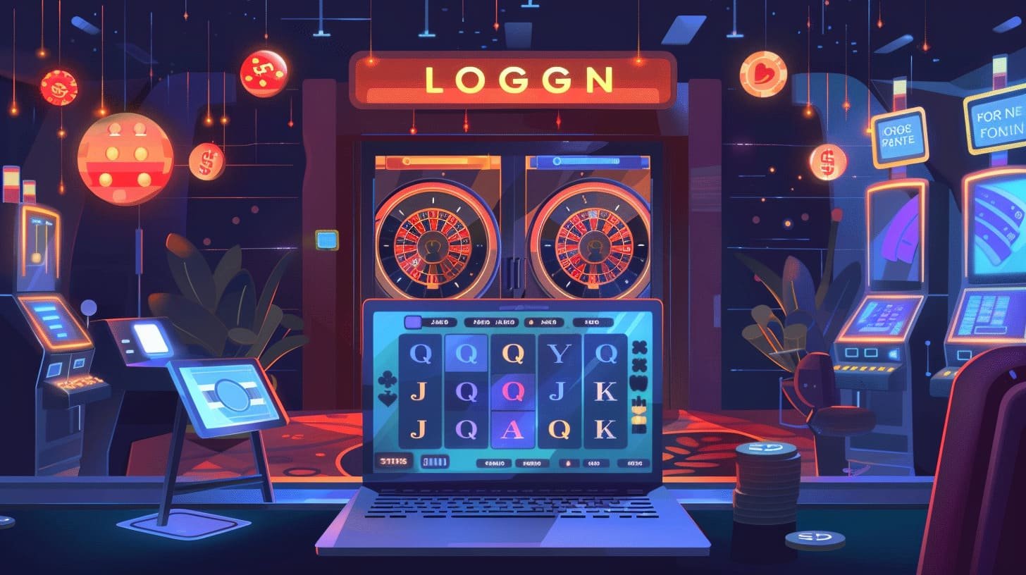 Double Fortune slot game interface with fortune symbols and reels